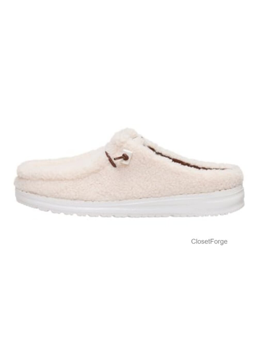 Hey Dude Wendy Sherpa Slip On Mule Faux Fur Memory Foam Women's